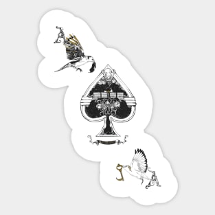 The ace of spades Sticker